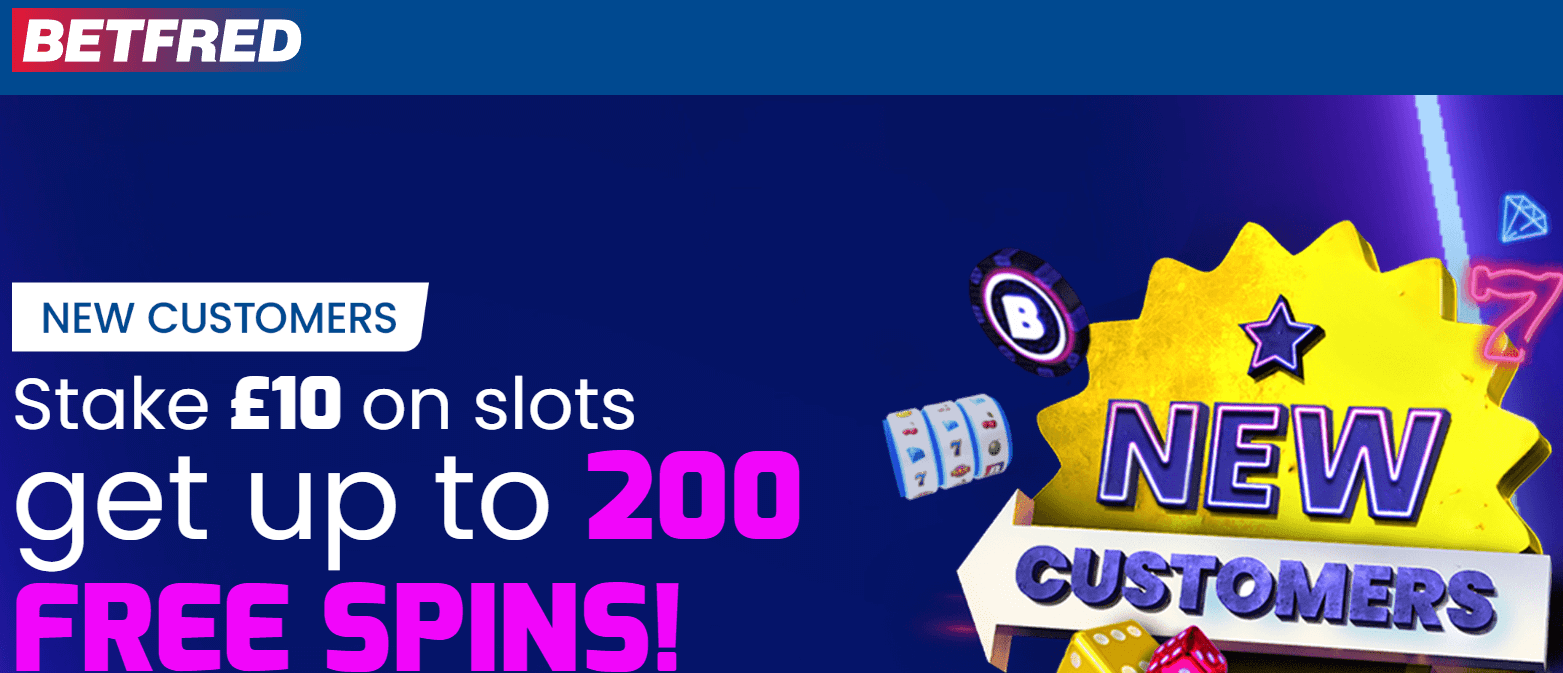 BETFRED CASINO ONLINE UK BONUS