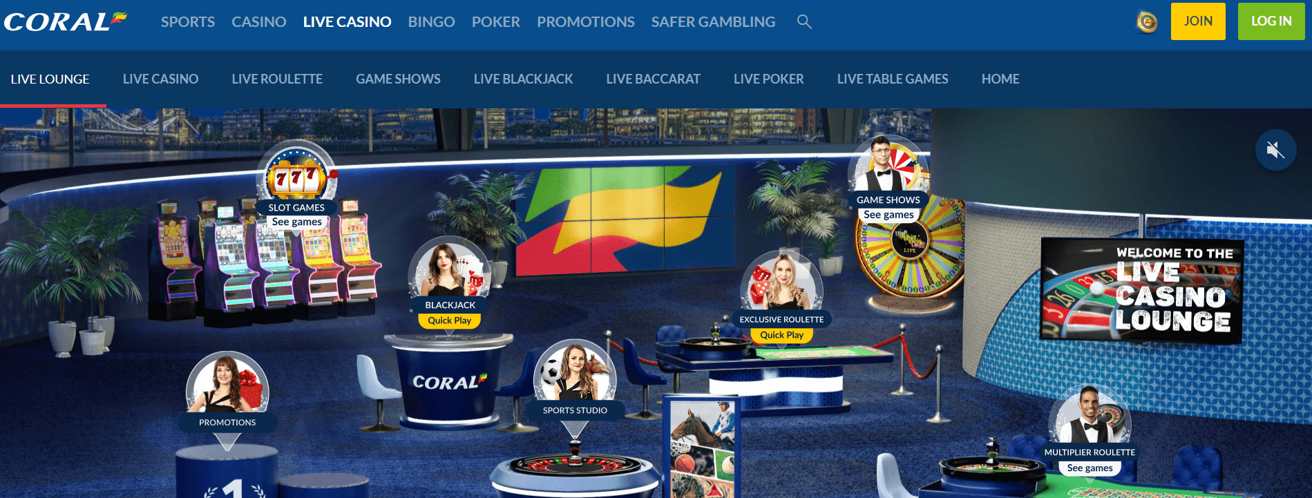 CORAL CASINO LIVE