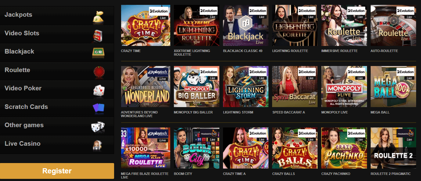LIVE CASINO ONLINE UK