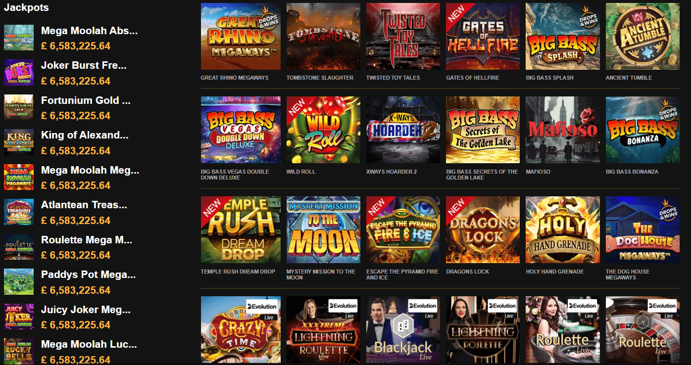 VIDEOSLOTS CASINO ONLINE UK